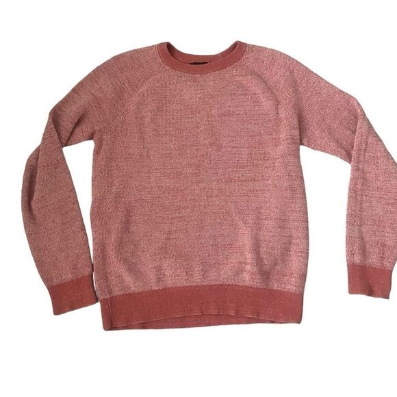 Express Mens 100% cotton Crew Neck Sweater Shades Of Red Medium M - Picture 1 of 9